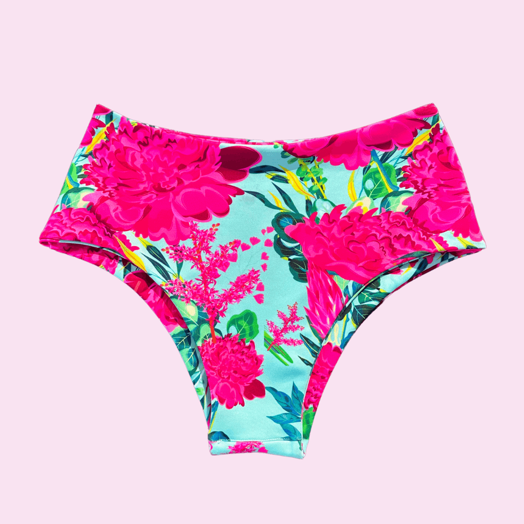Pantaleta hotpans turquesa mix