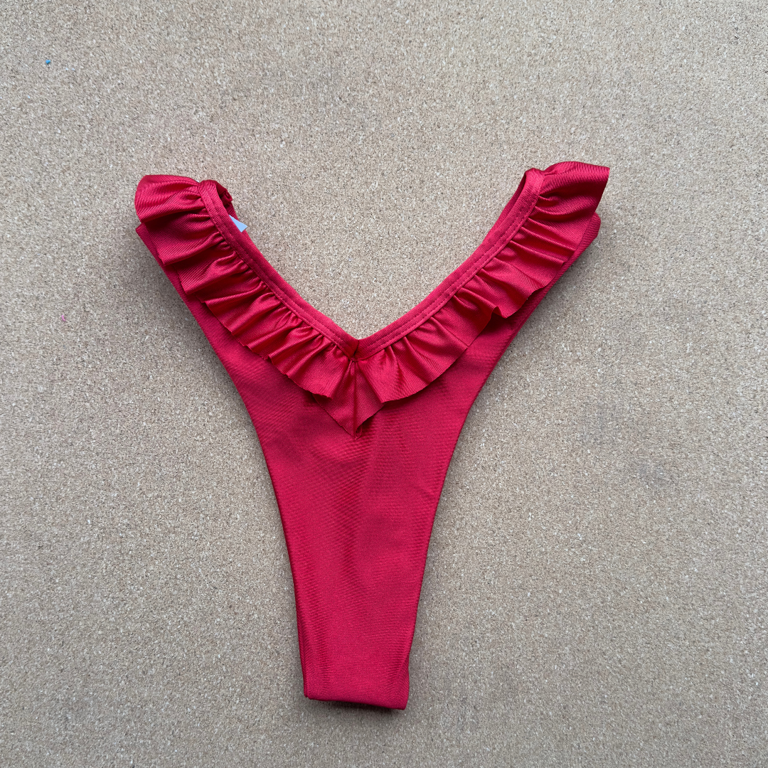 Bottoms colaless vuelitos rojo pasion