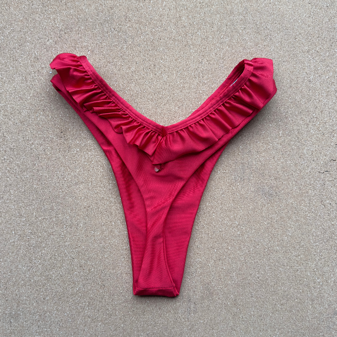 Bottoms colaless vuelitos rojo pasion