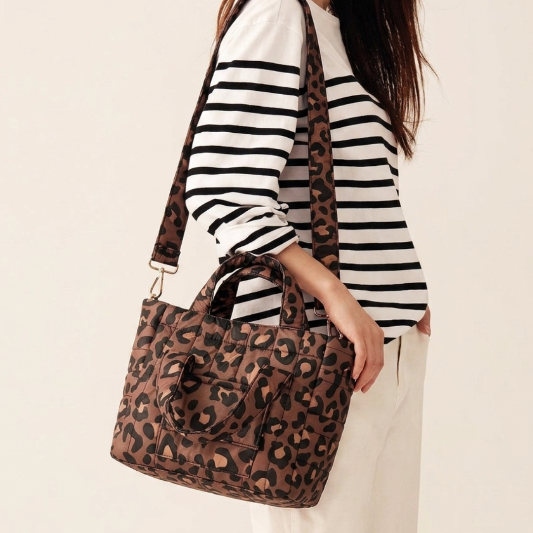 bolso Eva animal brown