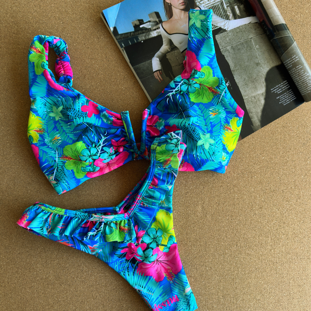 conjunto santino peto amapola + con bottoms vuelitos colaless