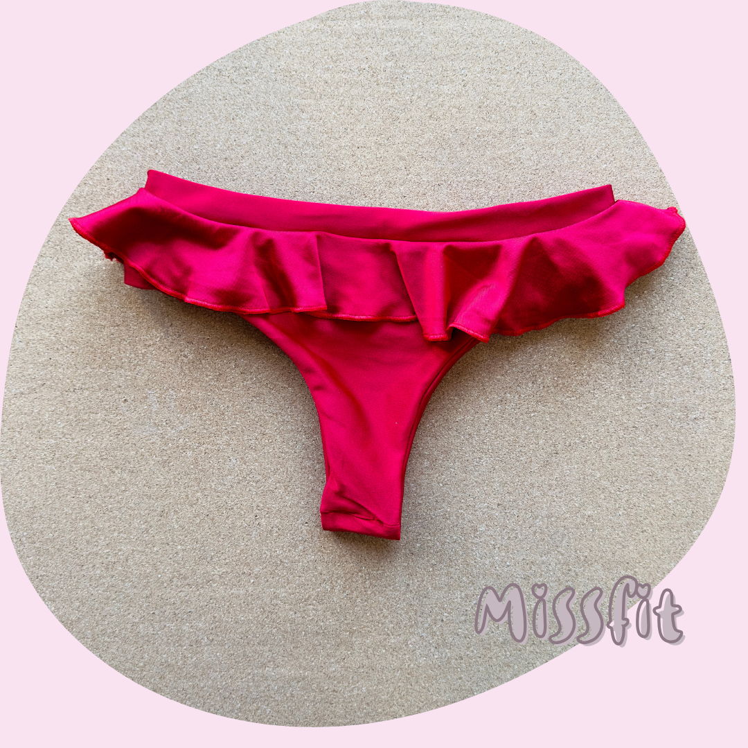 Bottoms vuelitos rojo pasión