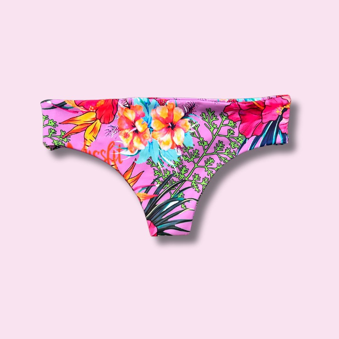 pantaleta colaless hibiscus lila