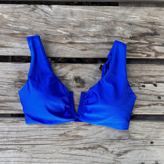 top amapola azul rey