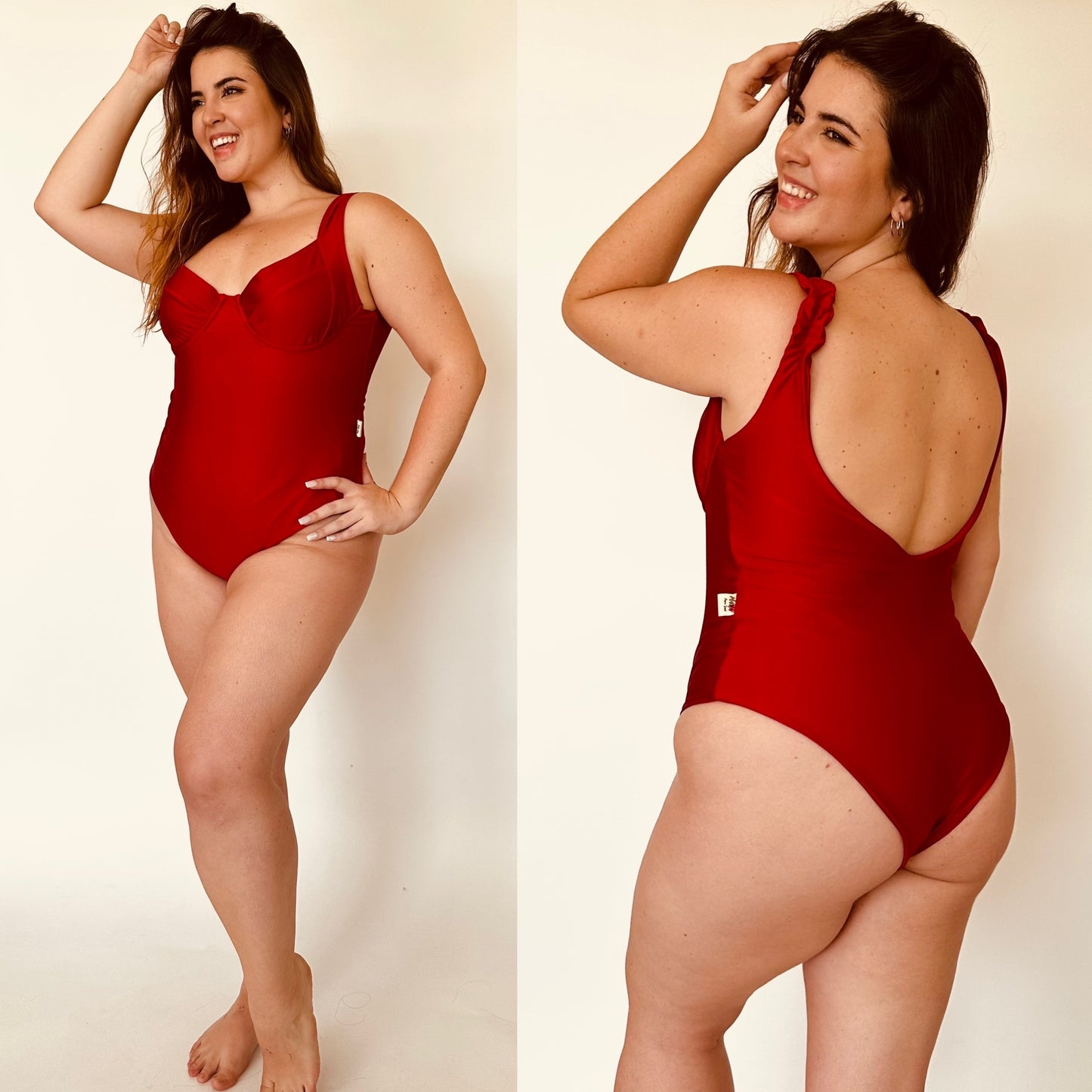 traje de baño Romane rojo pasion