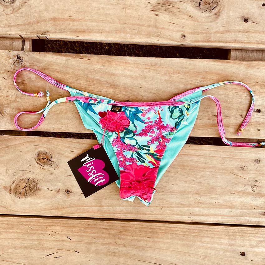 tanga upless turquesa mix