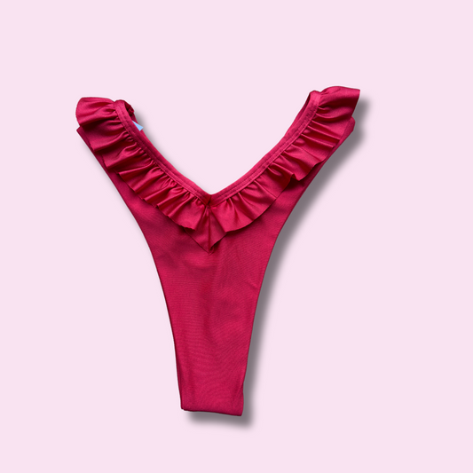 Bottoms colaless vuelitos rojo pasion