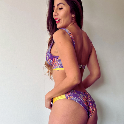 Conjunto Tanzania  peto pin up  largo + culotte upless pabilo