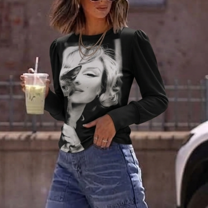 Polera manga larga marilyn