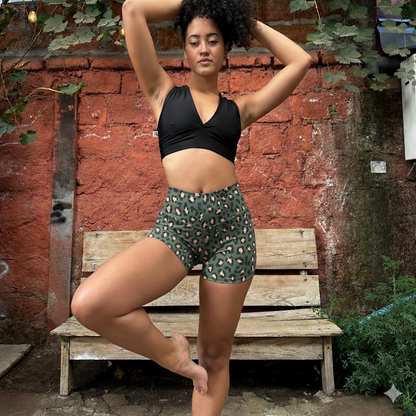 Pack de short  animal green- negro y mood