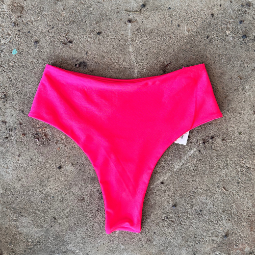 colaless tiro alto fucsia