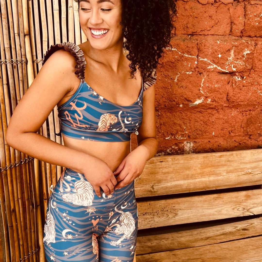 conjunto  deportivo peto vueltos 2.0 Sunset + calza larga