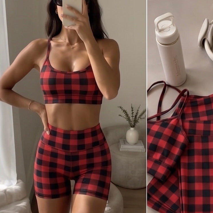 conjunto deportivo  cuadrille top + short