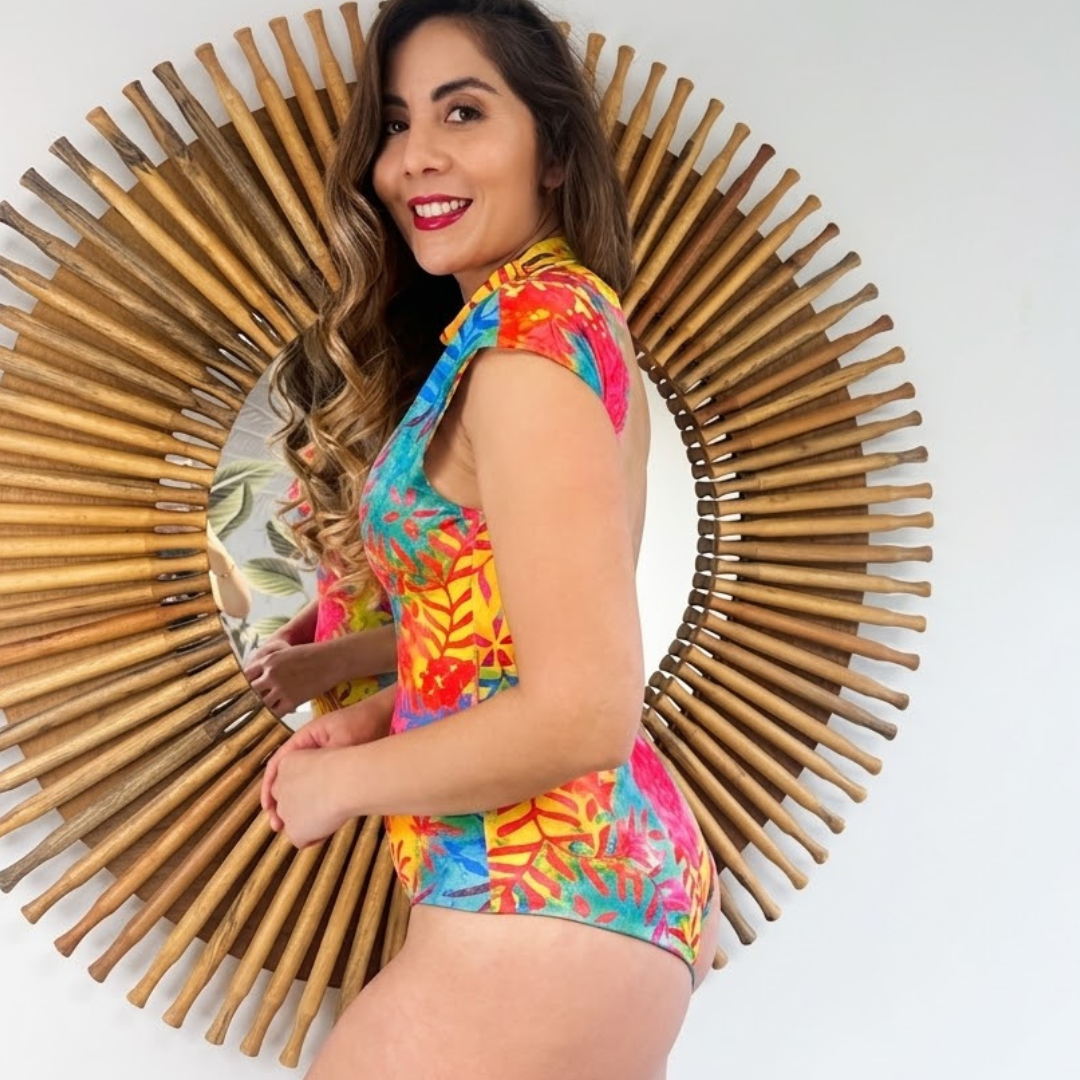 Halter Magnolia bamboo fluor