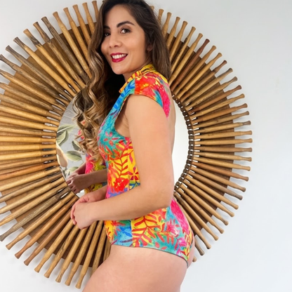 Halter Magnolia bamboo fluor
