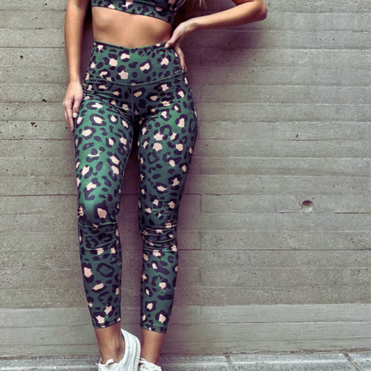 Calza animal green