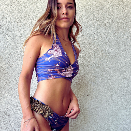 Conjunto sunset peto cruzado + bottoms vuelitos 2.0