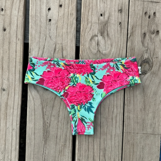 Pantaleta clasica turquesa mix