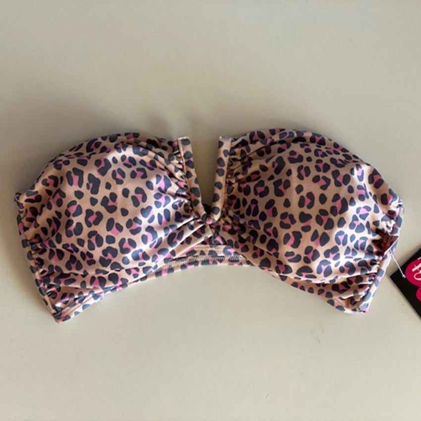 STRAPLESS V - Animal Pink